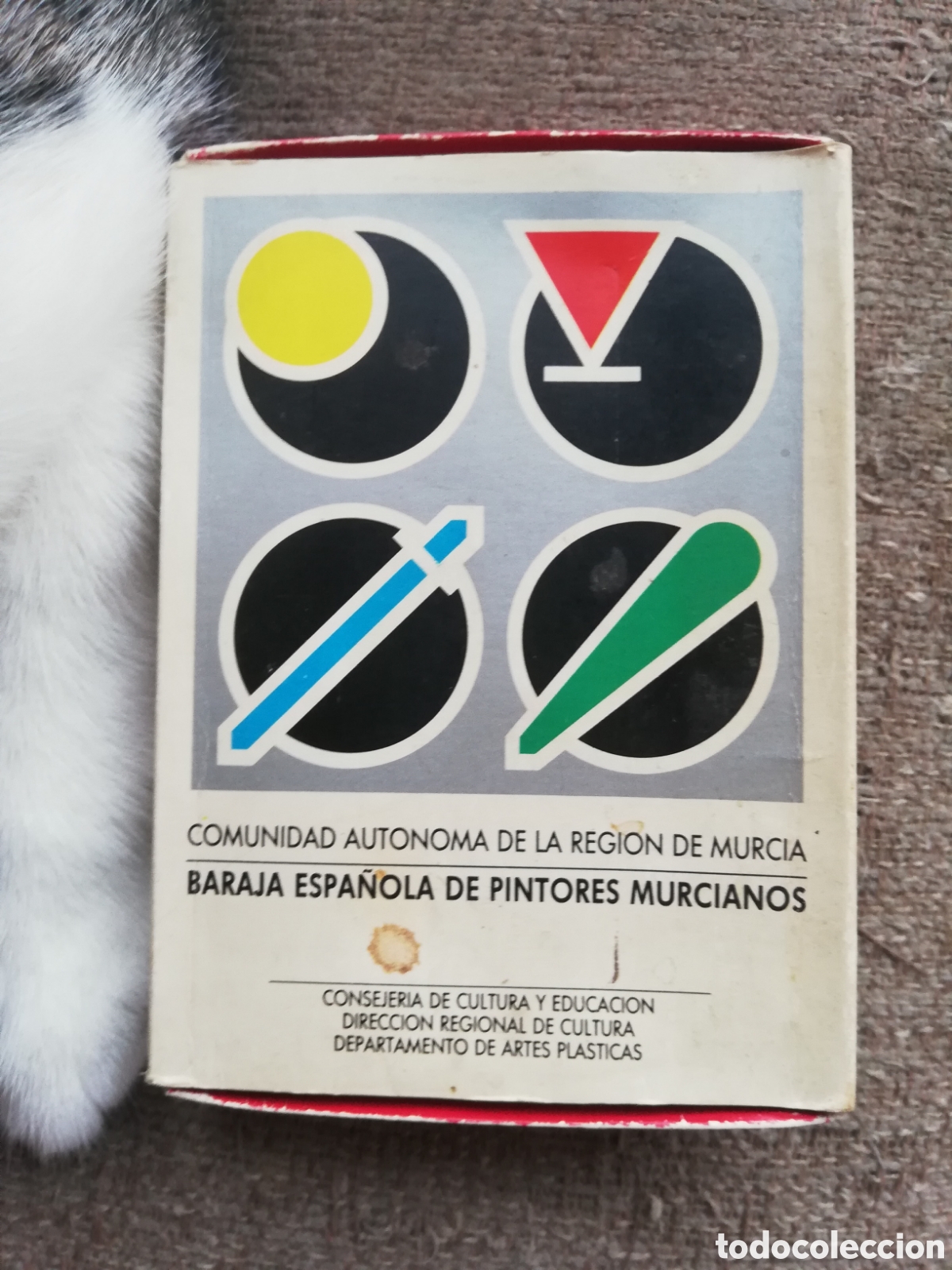 Juegos de mesa: Baraja espa&ntilde;ola de pintores murcianos. A&ntilde;os 1986