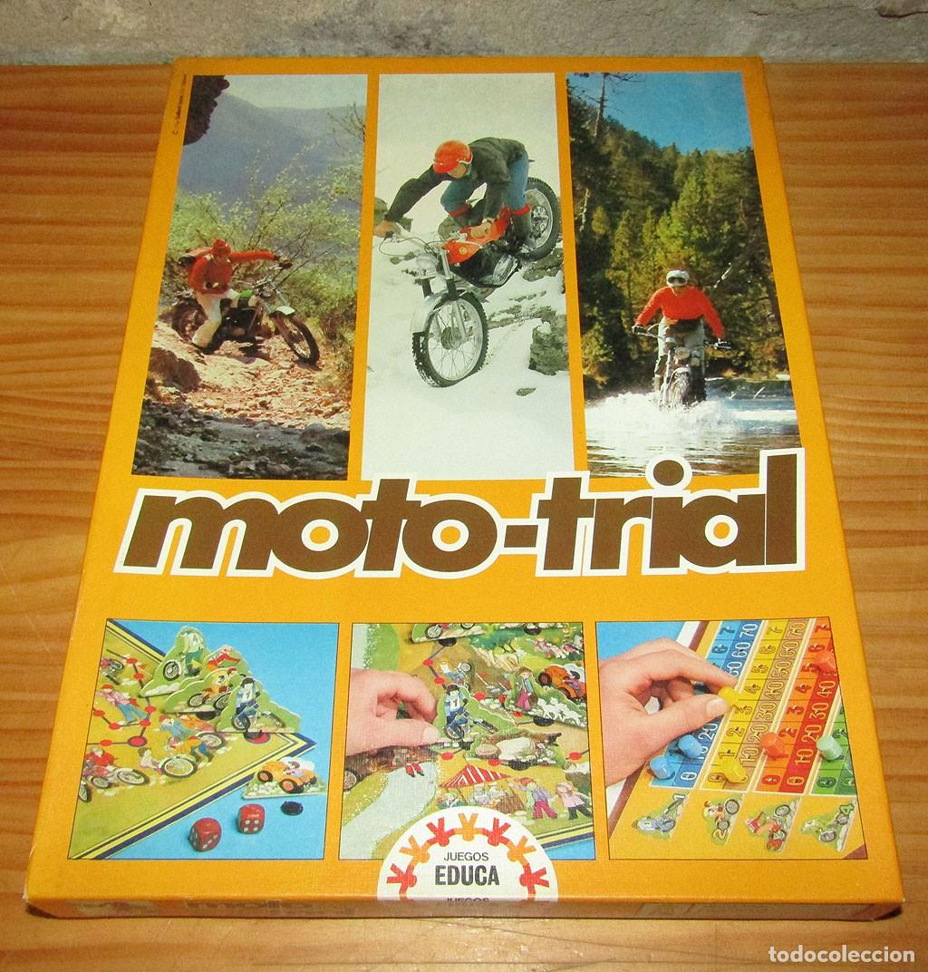 Juegos de mesa: MOTO TRIAL, DE EDUCA - NUEVO - ANTIGUO JUEGO DE MESA - A&Ntilde;O 1977 - COMPLETO Y CON INSTRUCCIONES
