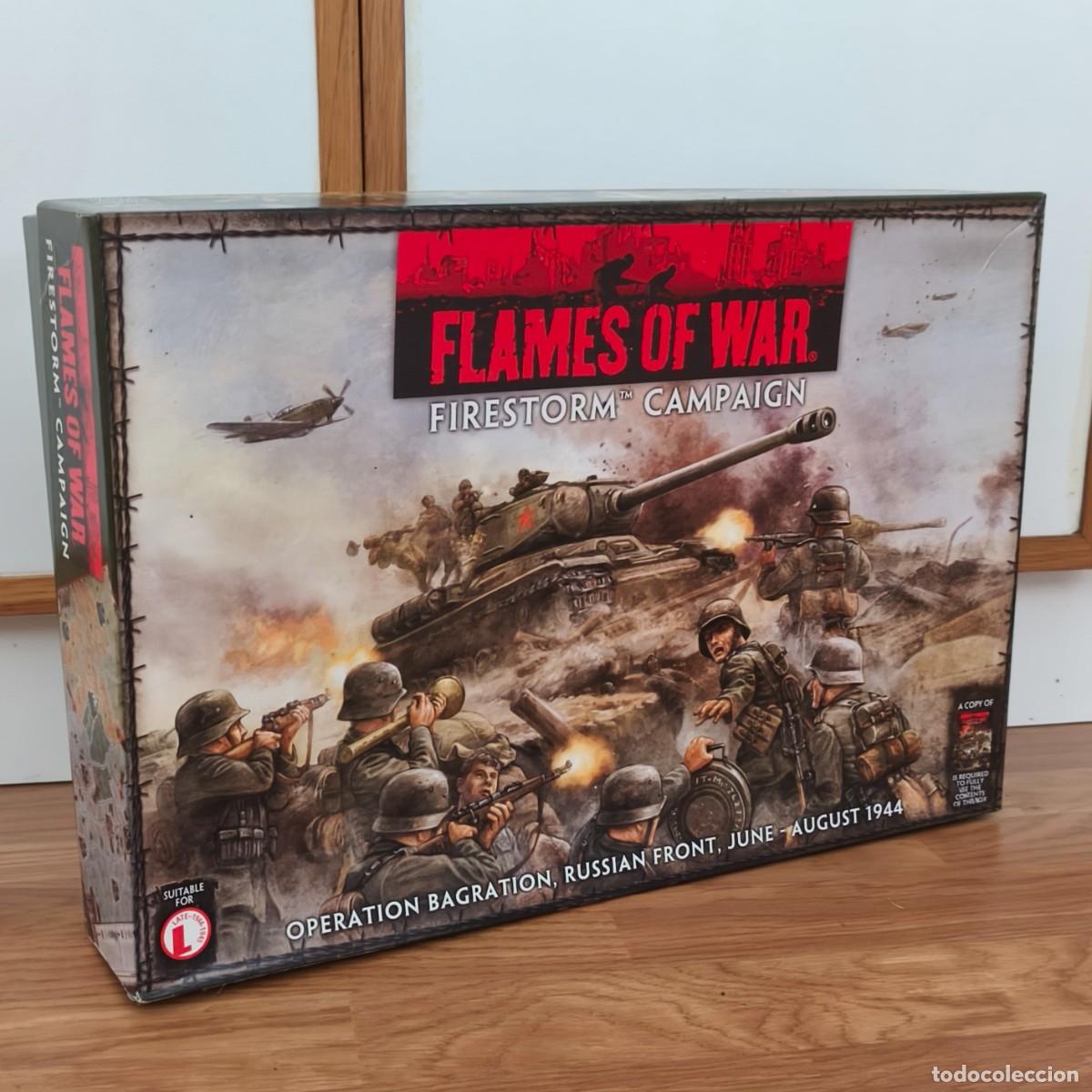 Juegos de mesa: WARGAMES - FLAMES OF WAR - FIRESTORM CAMPAIGN - JUEGO DE GUERRA