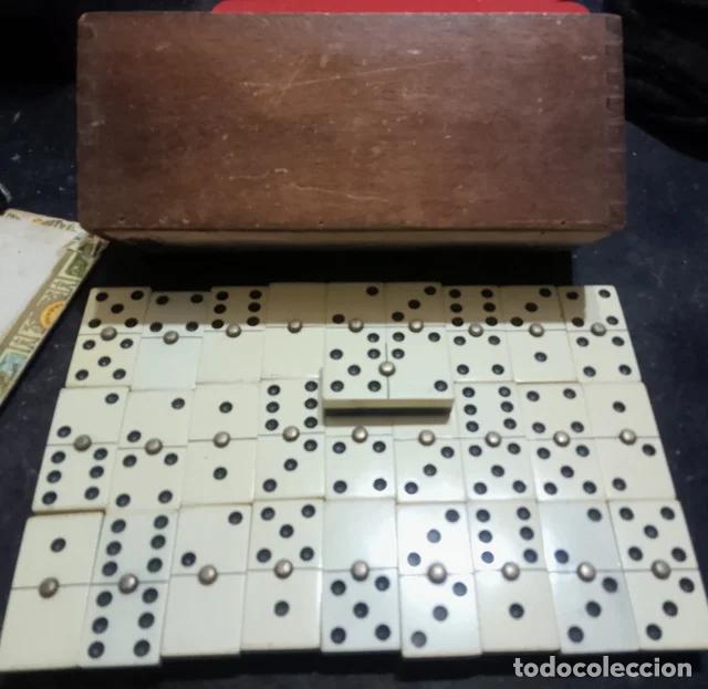 Juegos de mesa: DOMIN&Oacute; DE BAQUELITA, MUY ANTIGUO, CUBA