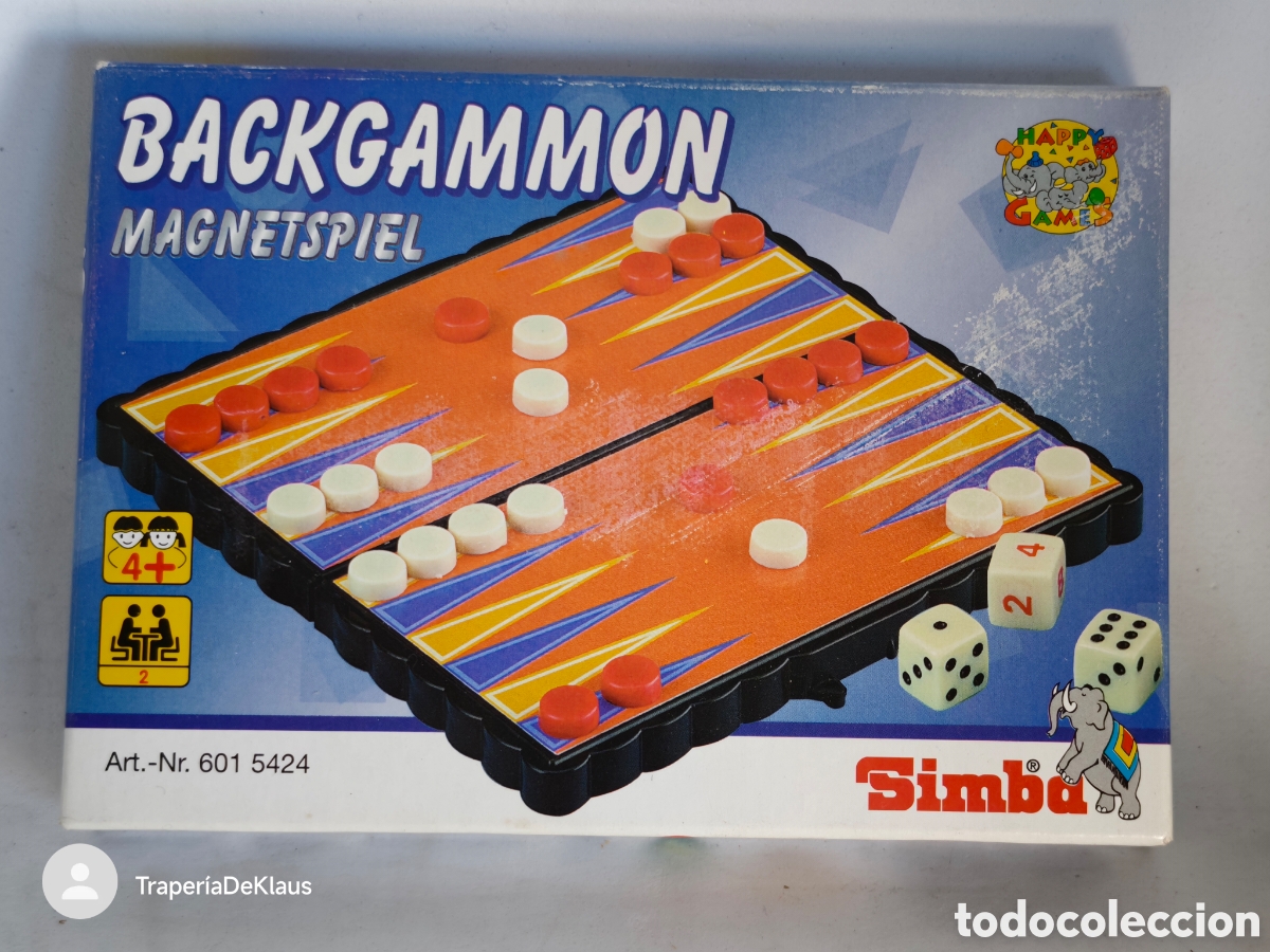 Juegos de mesa: Backgammon Magn&eacute;tico Simba - car106