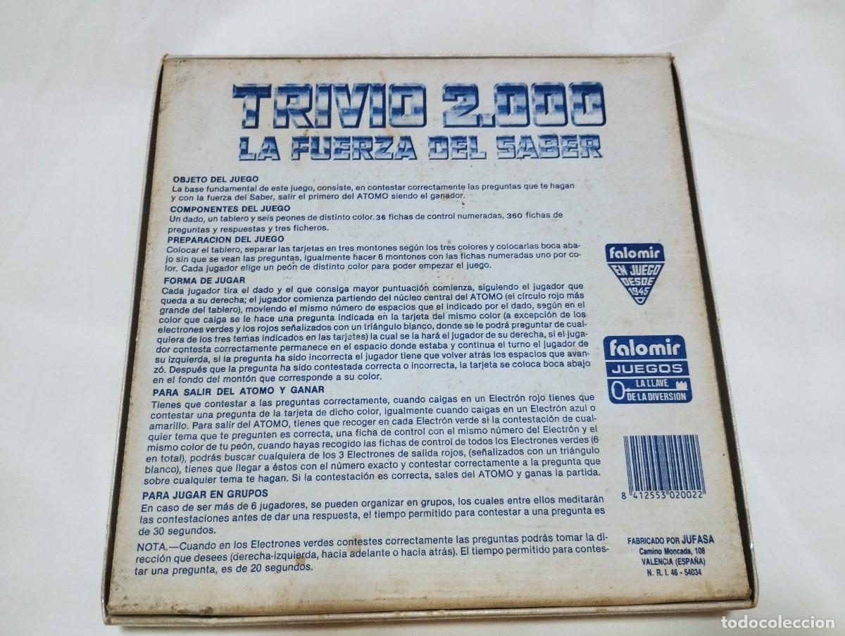 Juegos de mesa: Trivio 2000 de Falomir juegos - Foto 2