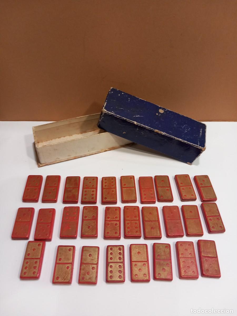 Juegos de mesa: DOMIN&Oacute; COMPLETO DE MADERA EN MINIATURA CON SU CAJA ORIGINAL A&Ntilde;OS 50 / COMPRA MIN&Iacute;MA 5 &euro;