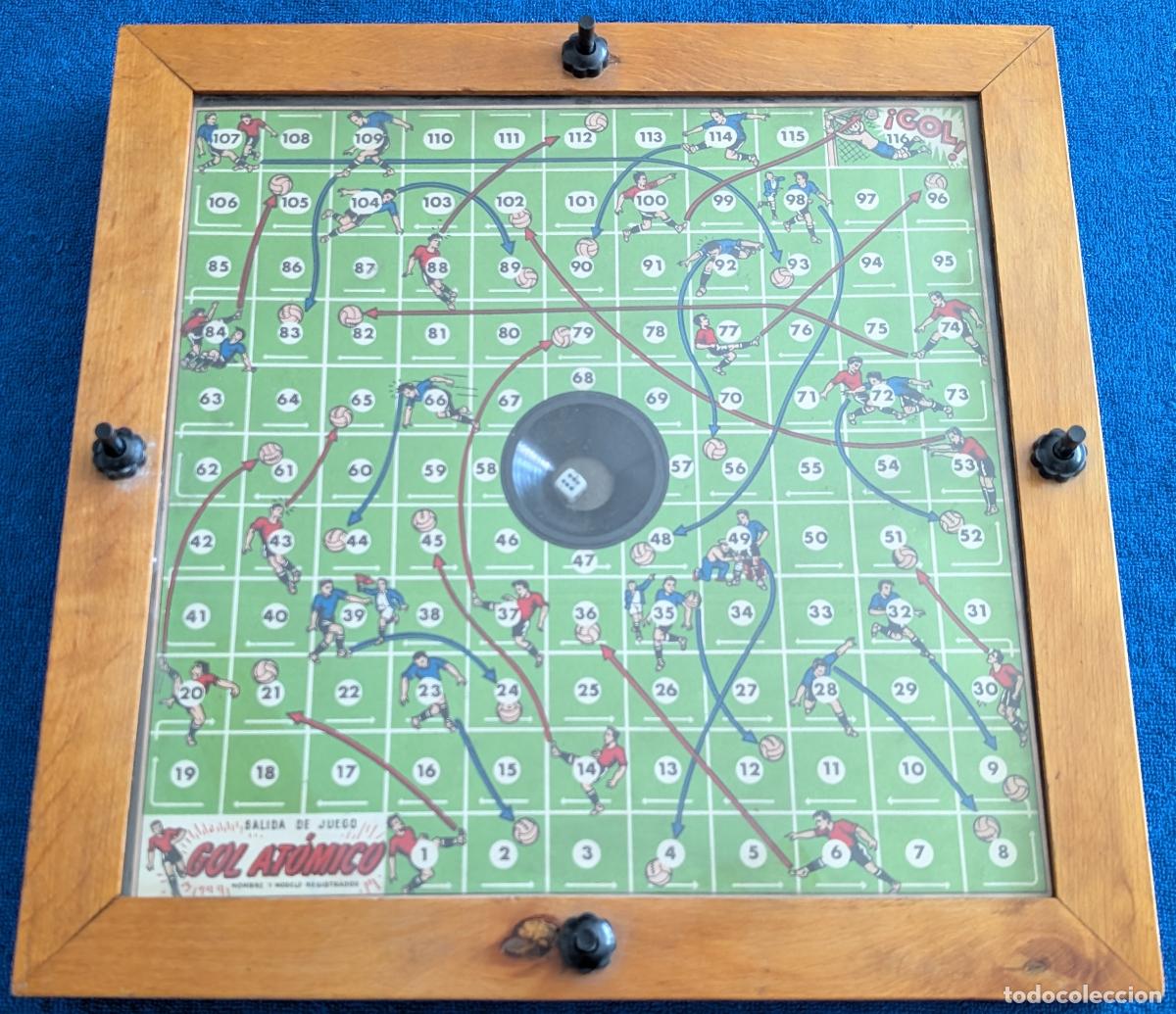 Juegos de mesa: Gol At&oacute;mico - Juego de mesa similar a la escalera &iexcl;Dado funcionando!
