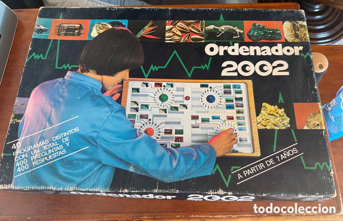 Juegos de mesa: Ordenador 2002 Ref. 524 juego educativo vintage completo 40 programas