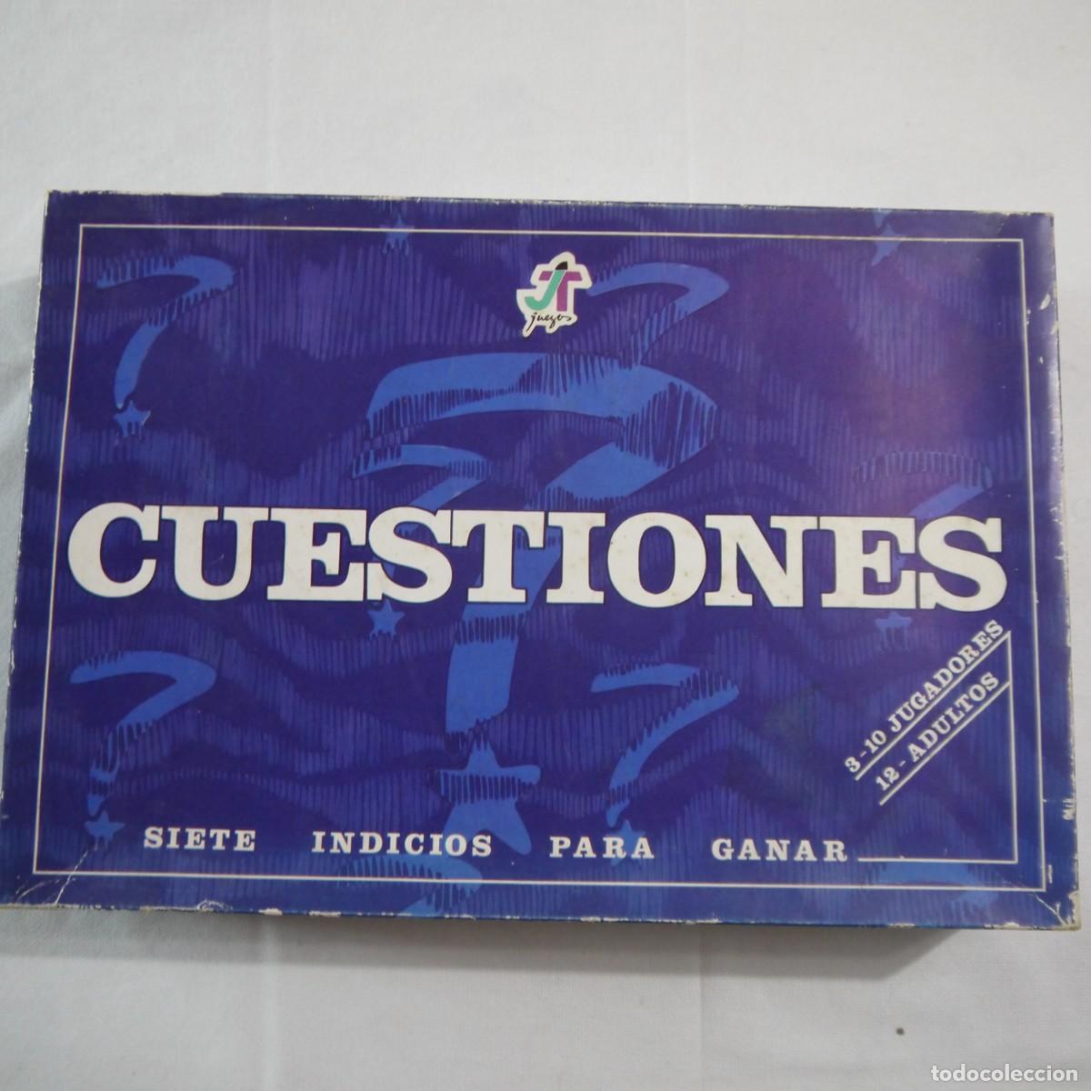 Juegos de mesa: CUESTIONES. SIETE INDICIOS PARA GANAR - JUEGOS JT
