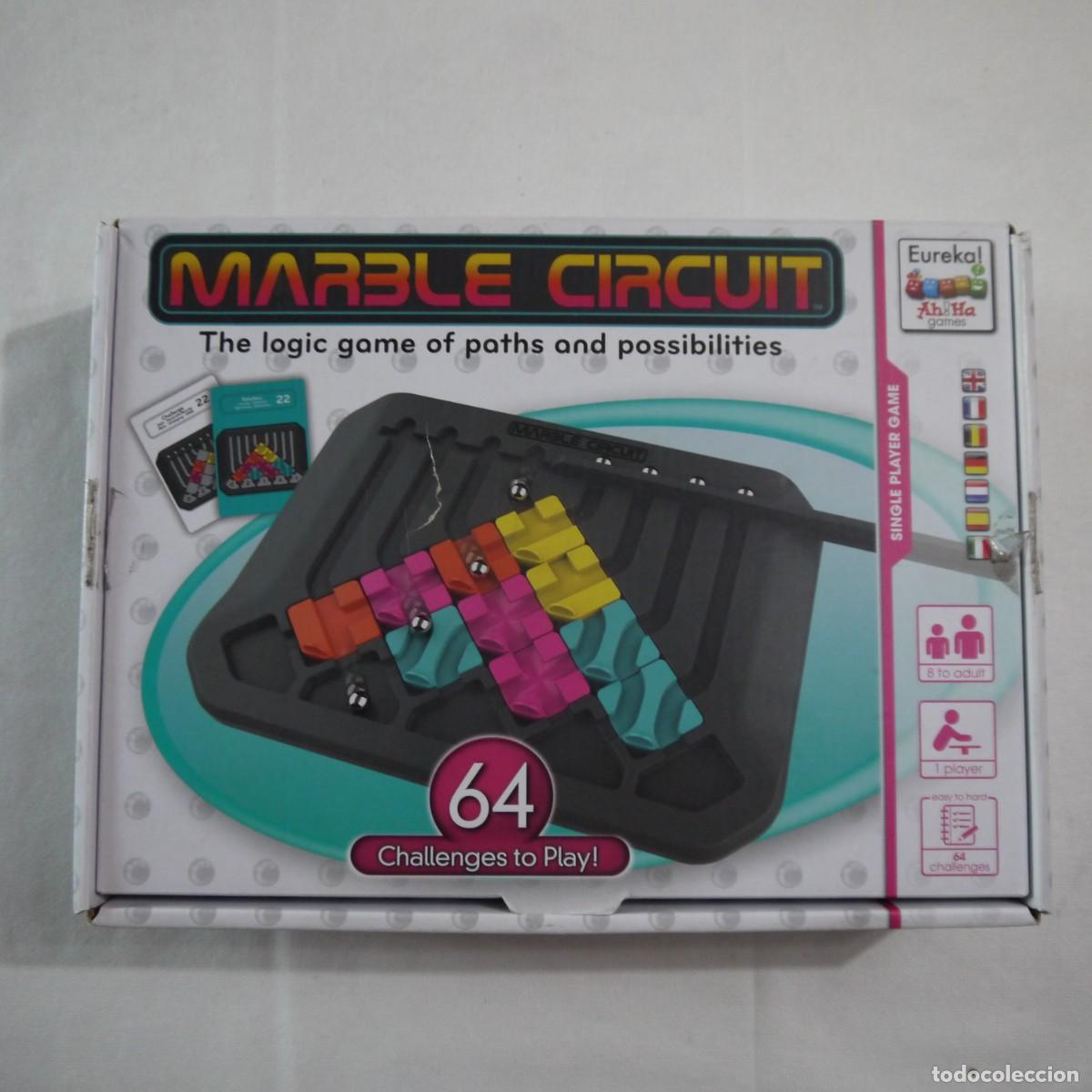 Juegos de mesa: MARBLE CIRCUIT. JUEGO DE L&Oacute;GICA PARA 1 JUGADOR - EUREKA - 2019
