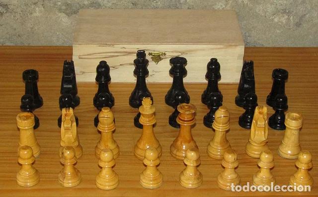 Juegos de mesa: JUEGO DE PIEZAS DE AJEDREZ - STAUWTON 6 - MADERA - JUEGO COMPLETO - STAWTON STAUTON
