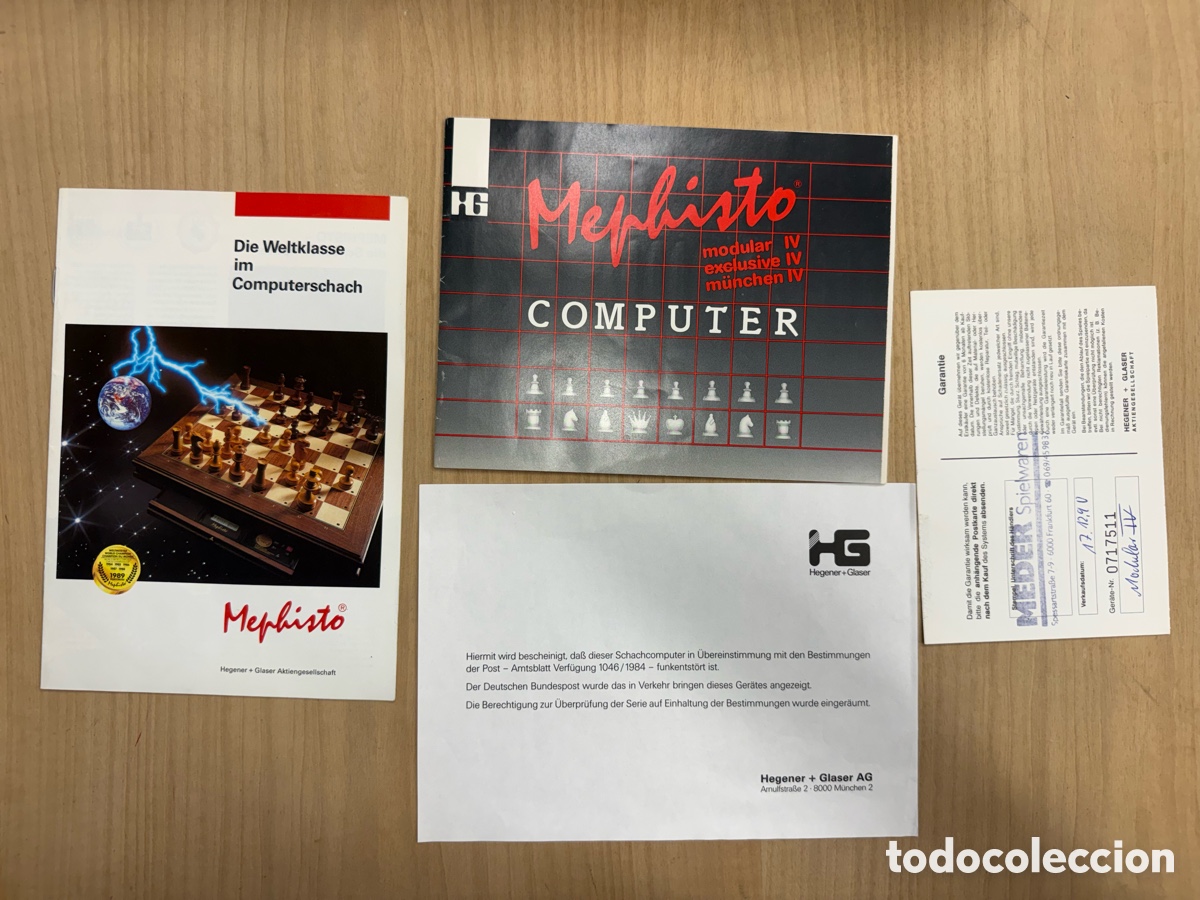 Juegos de mesa: Chess Computer Mephisto MM IV - Foto 6