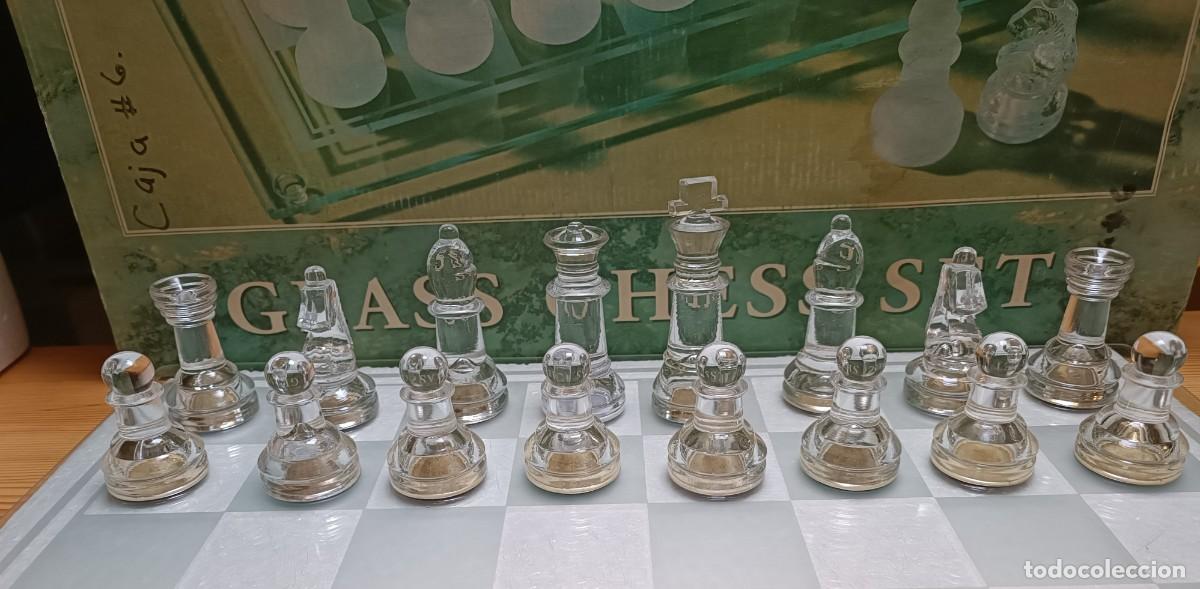Juegos de mesa: ajedrez de cristal. nuevo. sin usar. - Foto 5
