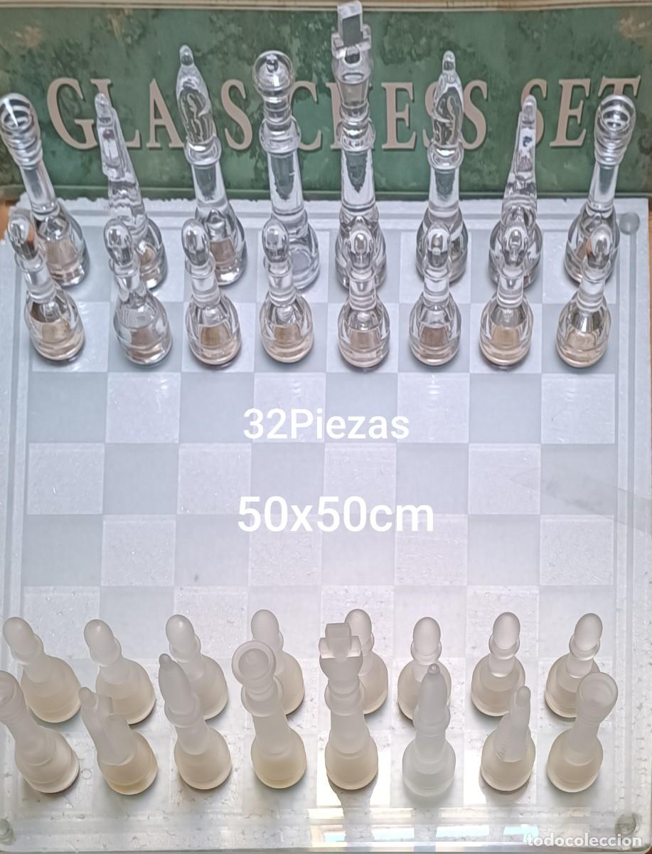 Juegos de mesa: ajedrez de cristal. nuevo. sin usar. - Foto 6