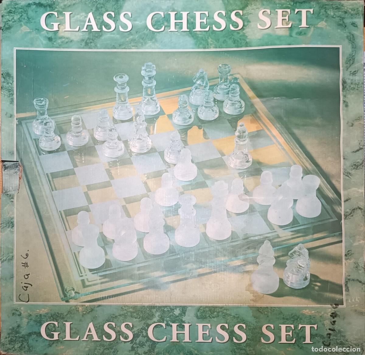 Juegos de mesa: ajedrez de cristal. nuevo. sin usar. - Foto 7