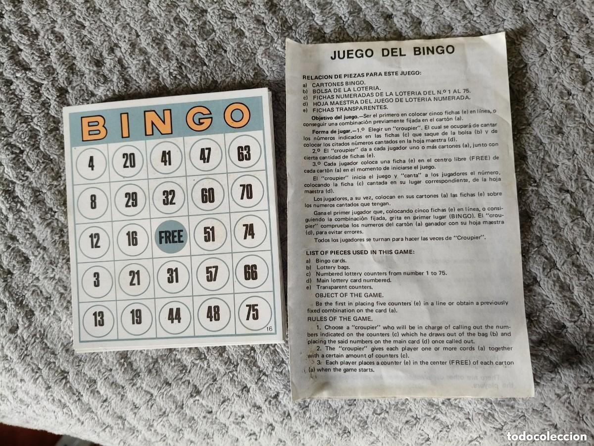 Jogos de mesa: Juegos de mesa Juegos Reunidos Geiper bingo y instruciones