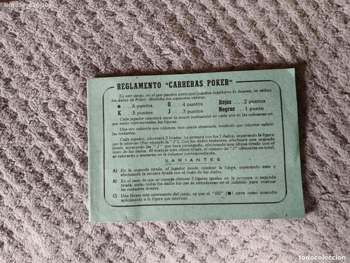 Juegos de mesa: Juegos de mesa Juegos Reunidos Geiper Reglamento carreras poker