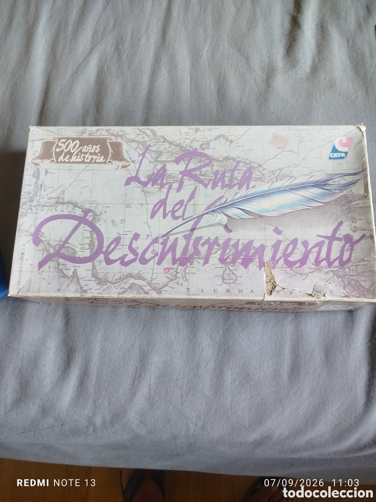Juegos de mesa: Cefa la ruta del descubrimiento 1992