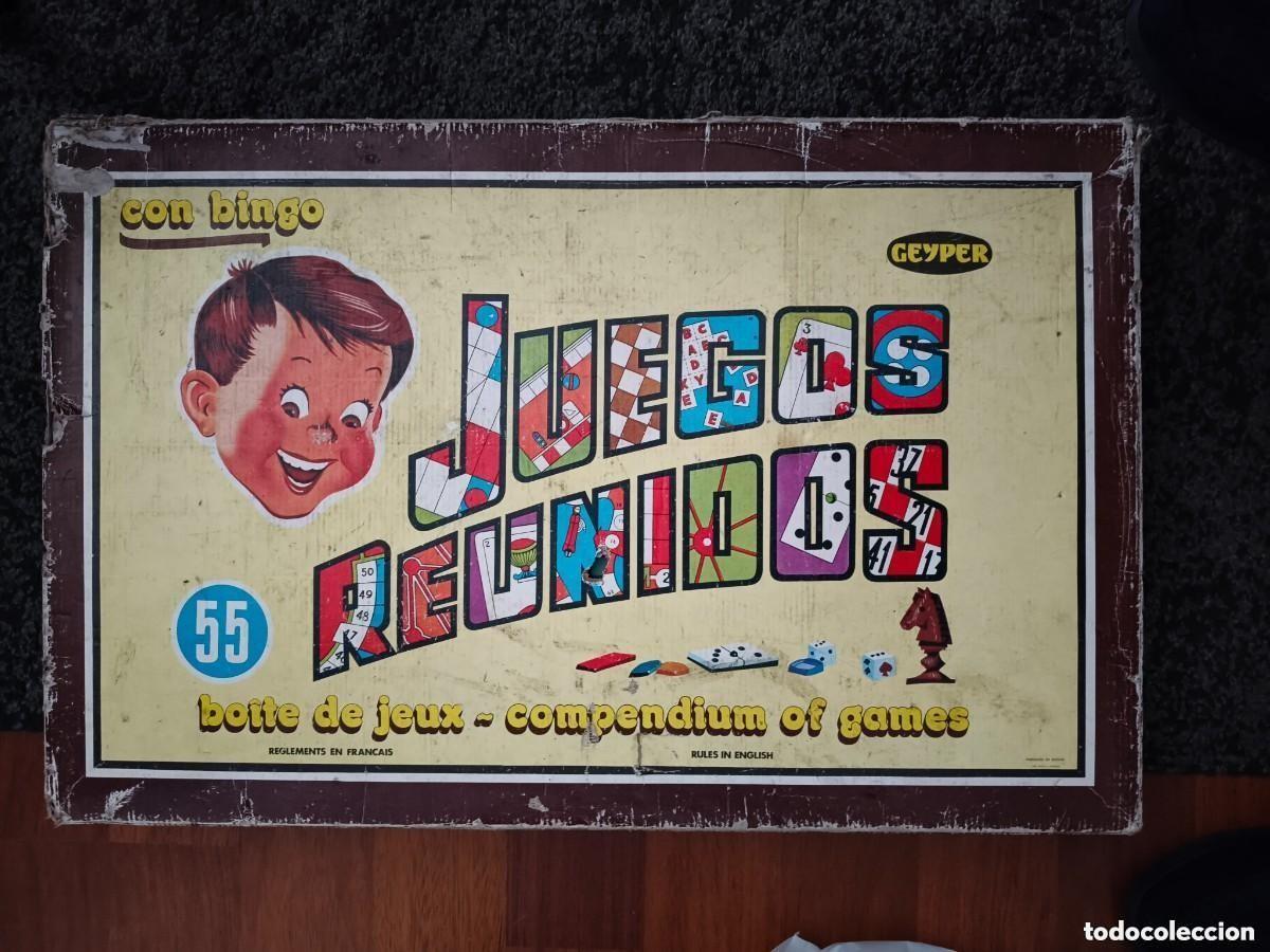 Jogos de mesa: Juegos de mesa Juegos Reunidos Geiper 55 con bingo(Creo que esta completo)