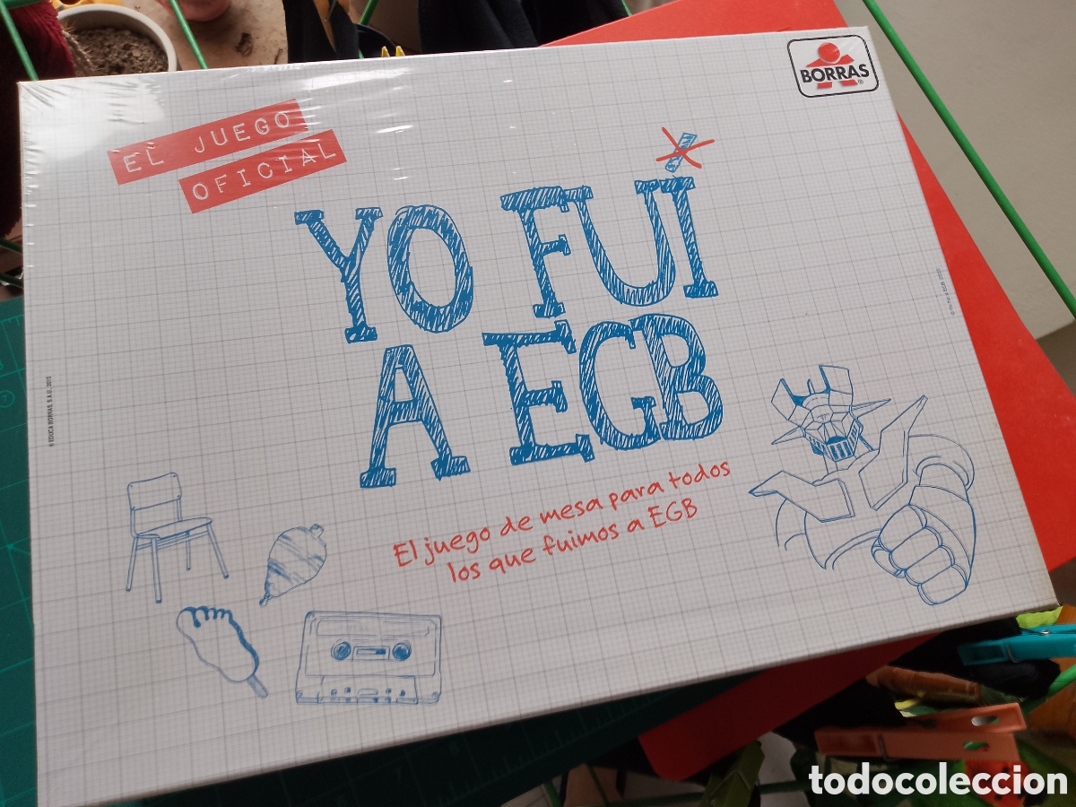 Juegos de mesa: YO FUI A EGB . EL JUEGO OFICIAL . BORR&Aacute;S . NUEVO . PRECINTADO . A ESTRENAR