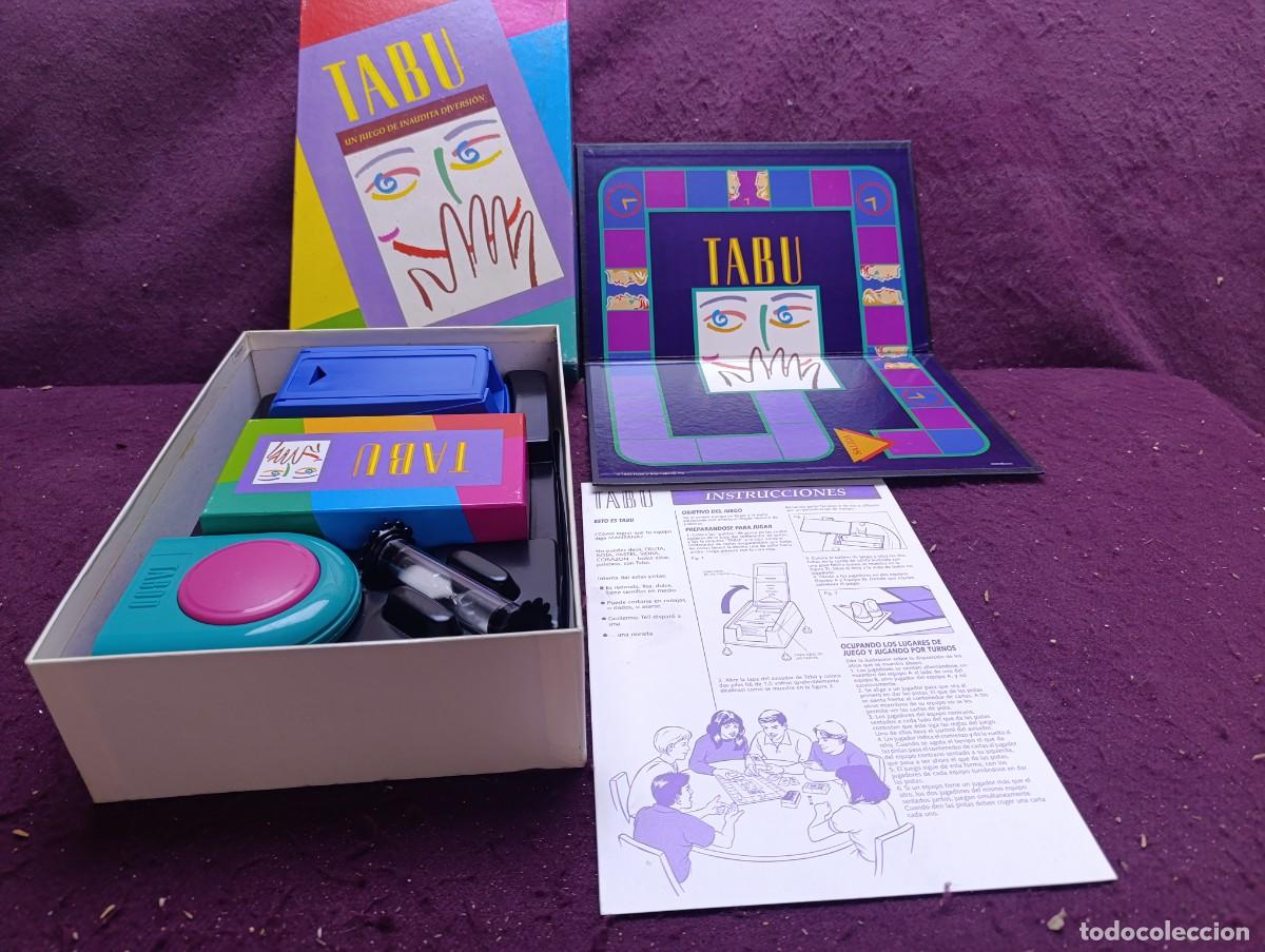 Board Games: Juego de Mesa, Tab&uacute;, de MB, en su caja original, completo, sin uso