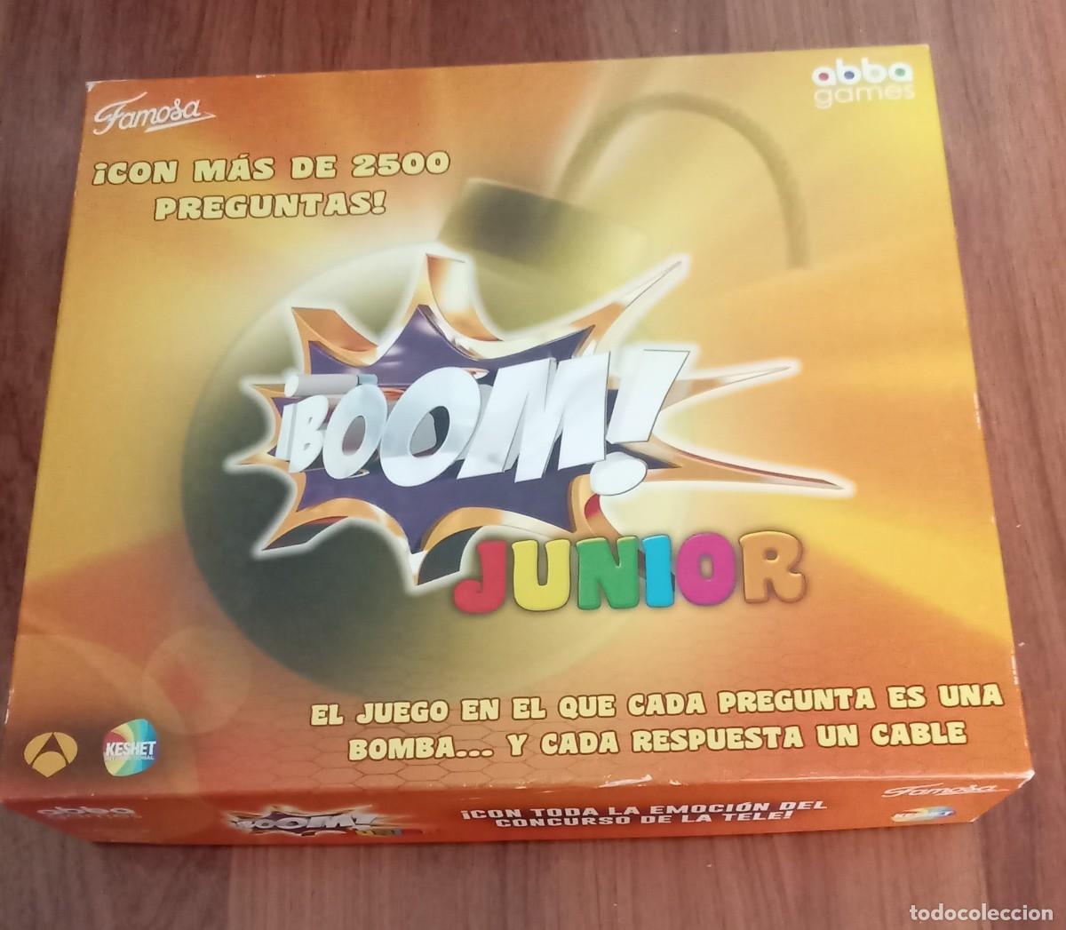 Juegos de mesa: BOOM. Junior.. abba games. Famosa. febrero, 2016.. COMPLETO