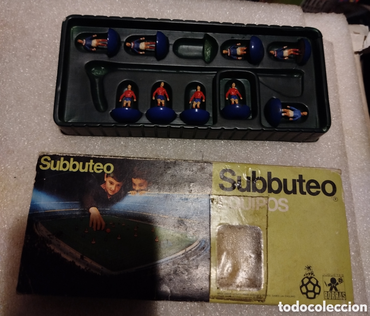 Juegos de mesa: 9 jugadores de subbuteo en caja - Foto 2