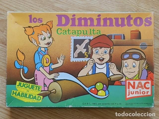 Juegos de mesa: Los diminutos Catapulta Juguete de habilidad NAC Junior a&ntilde;o 1983
