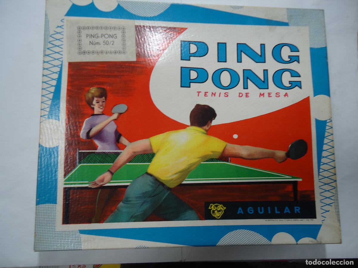 Jeux de table: JUGUETE MARCA AGUILAR PING PONG . EN SU CAJA ORIGINAL. A&Ntilde;O 1961.