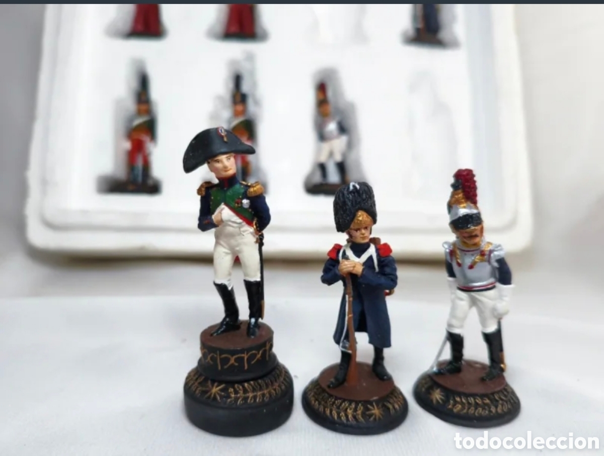 Juegos de mesa: Piezas Ajedrez Guerra Independencia - Foto 2
