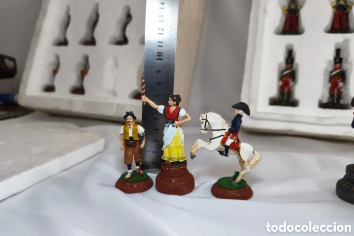 Juegos de mesa: Piezas Ajedrez Guerra Independencia - Foto 3