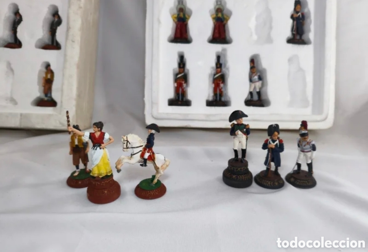 Juegos de mesa: Piezas Ajedrez Guerra Independencia - Foto 4