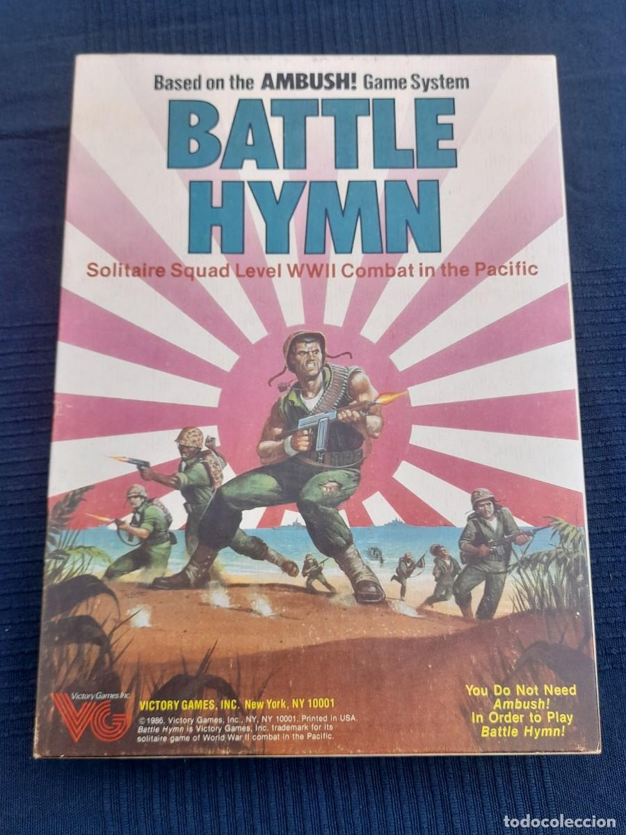 Jogos de mesa: Juego de estrategia BATTLE HYMN. Victory Games 1986. Raro.