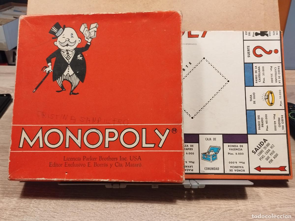 Board Games: FAC MONOPOLY EN CAJA ORIGINAL. JUGUETES BORRAS. VER FOTOS Y LEER DESCRIPCION COMPLETA