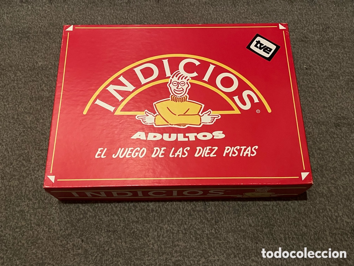 Jogos de mesa: INDICIOS. Antiguo juego de mesa de pistas. TVE. Televisi&oacute;n Espa&ntilde;ola