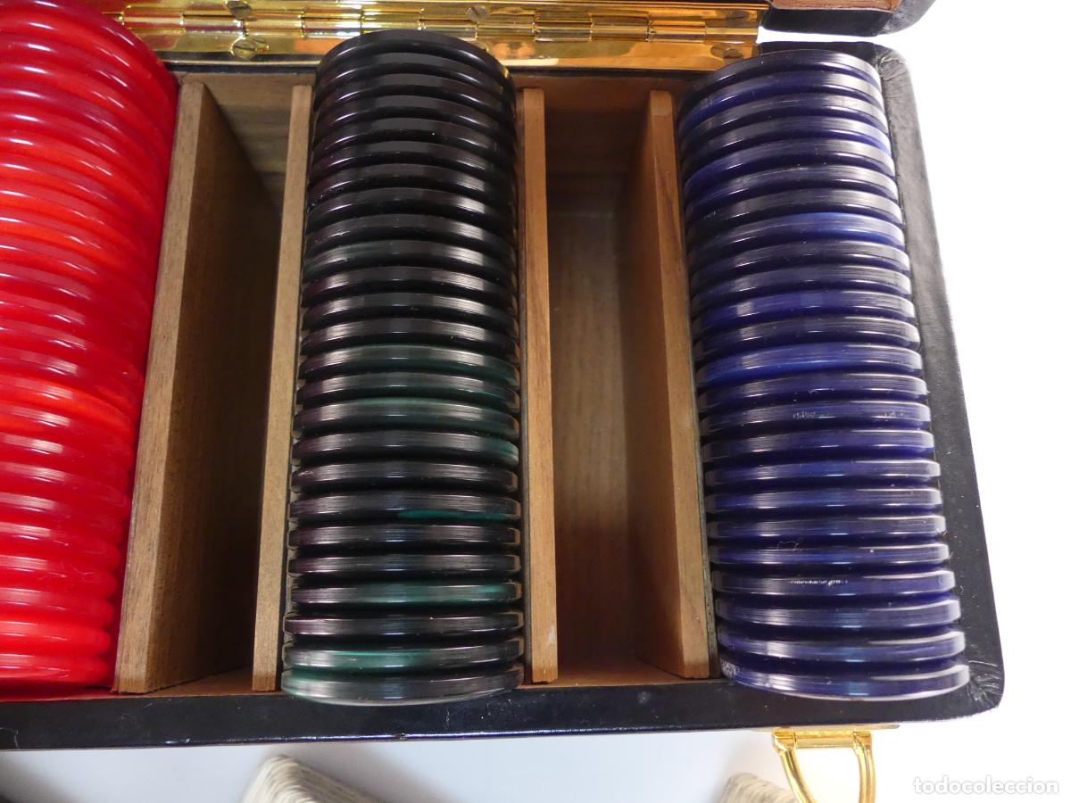 Juegos de mesa: CAJA CON BARAJAS Y FICHAS - Foto 2