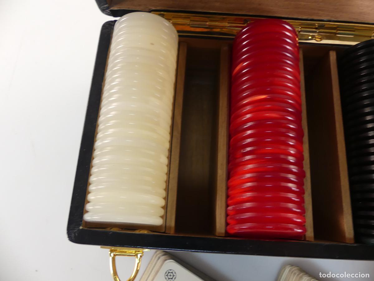Juegos de mesa: CAJA CON BARAJAS Y FICHAS - Foto 3