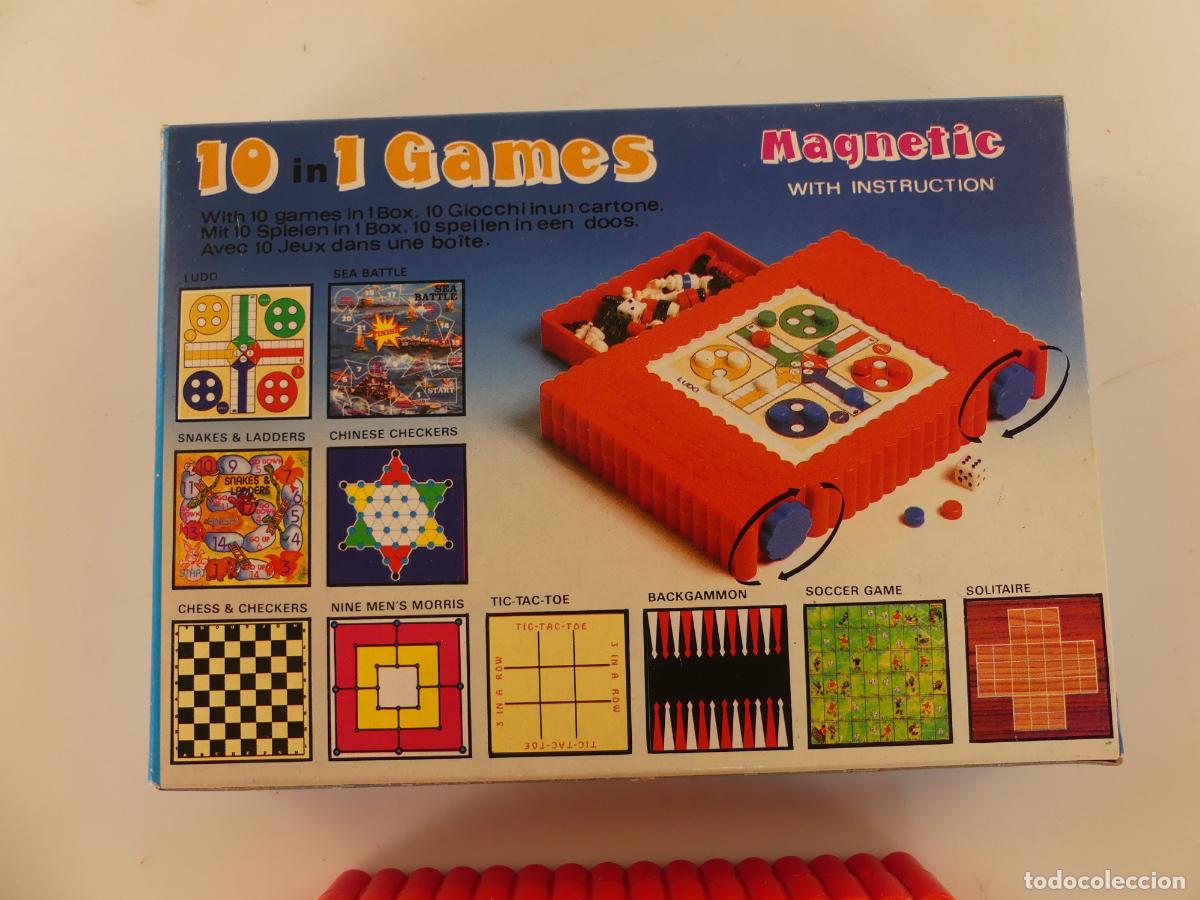 Juegos de mesa: 10 IN 1 GAMES MAGNETIC - Foto 2