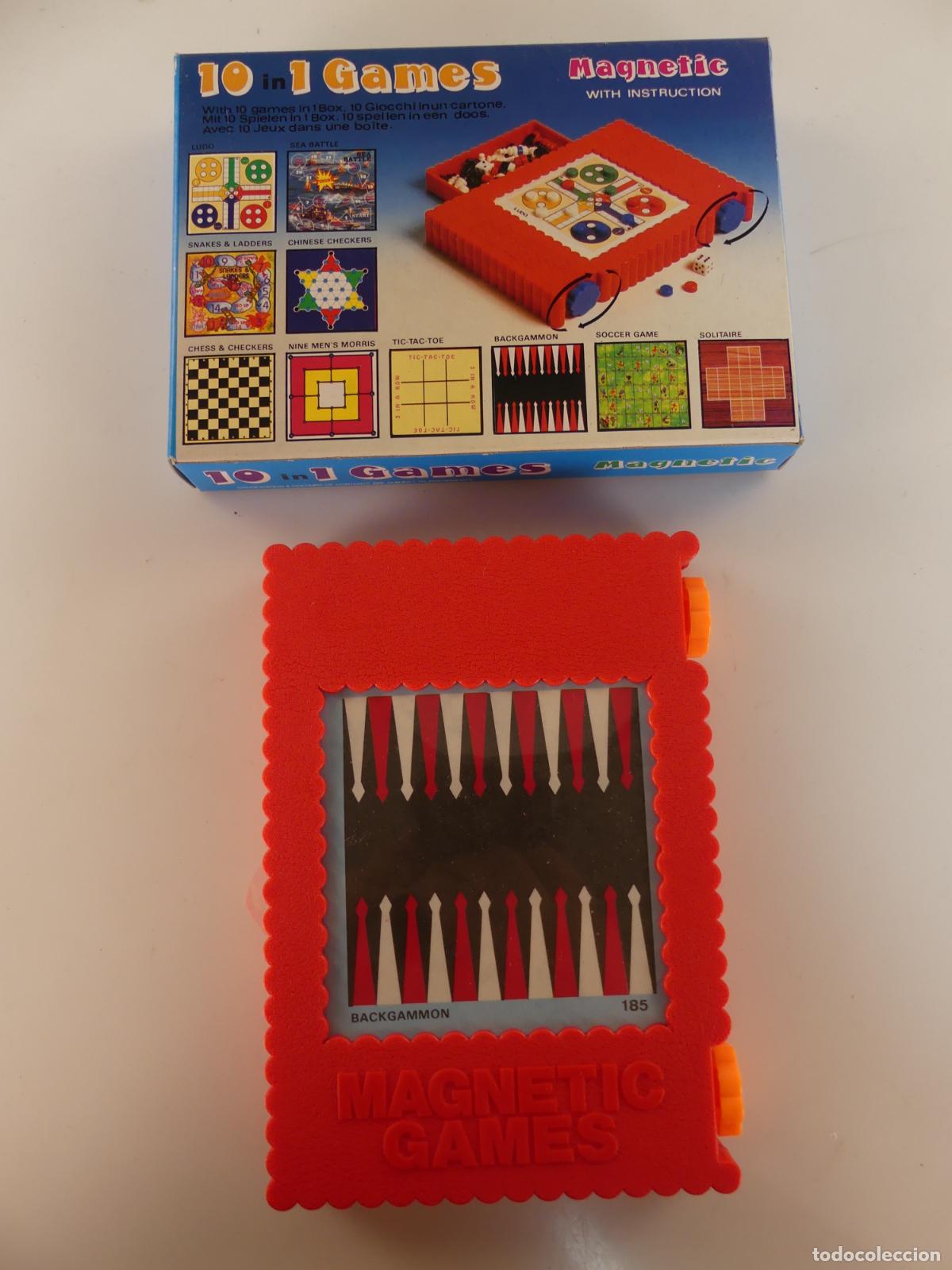 Jogos de mesa: 10 IN 1 GAMES MAGNETIC