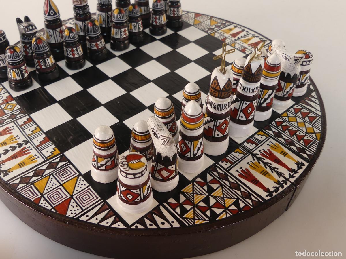 Jeux de table: JUEGO DE AJEDREZ CON TABLERO