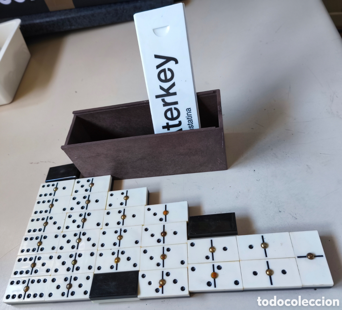 Juegos de mesa: JUEGO DE DOMINO. PUBLICIDAD ATERKEY LOVASTATINA.