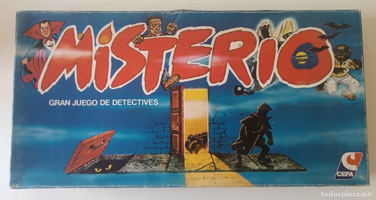 Juegos de mesa: Juego &rdquo;MISTERIO&rdquo; Juego de mesa CEFA Edici&oacute;n Caja grande A&ntilde;os 80 Vintage detectives Retro
