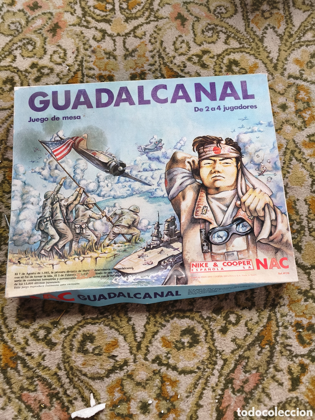 Juegos de mesa: Juego de mesa GUADALCANAL - NAC (1983) Vintage