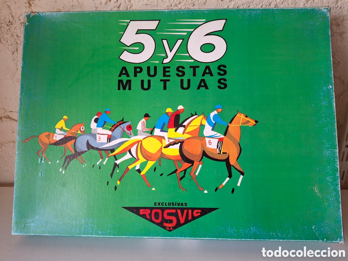Brettspiele: 5 Y 6 APUESTAS MUTUAS CARRERAS FE CABALLOS ESCLUSIBAS ROSVIC