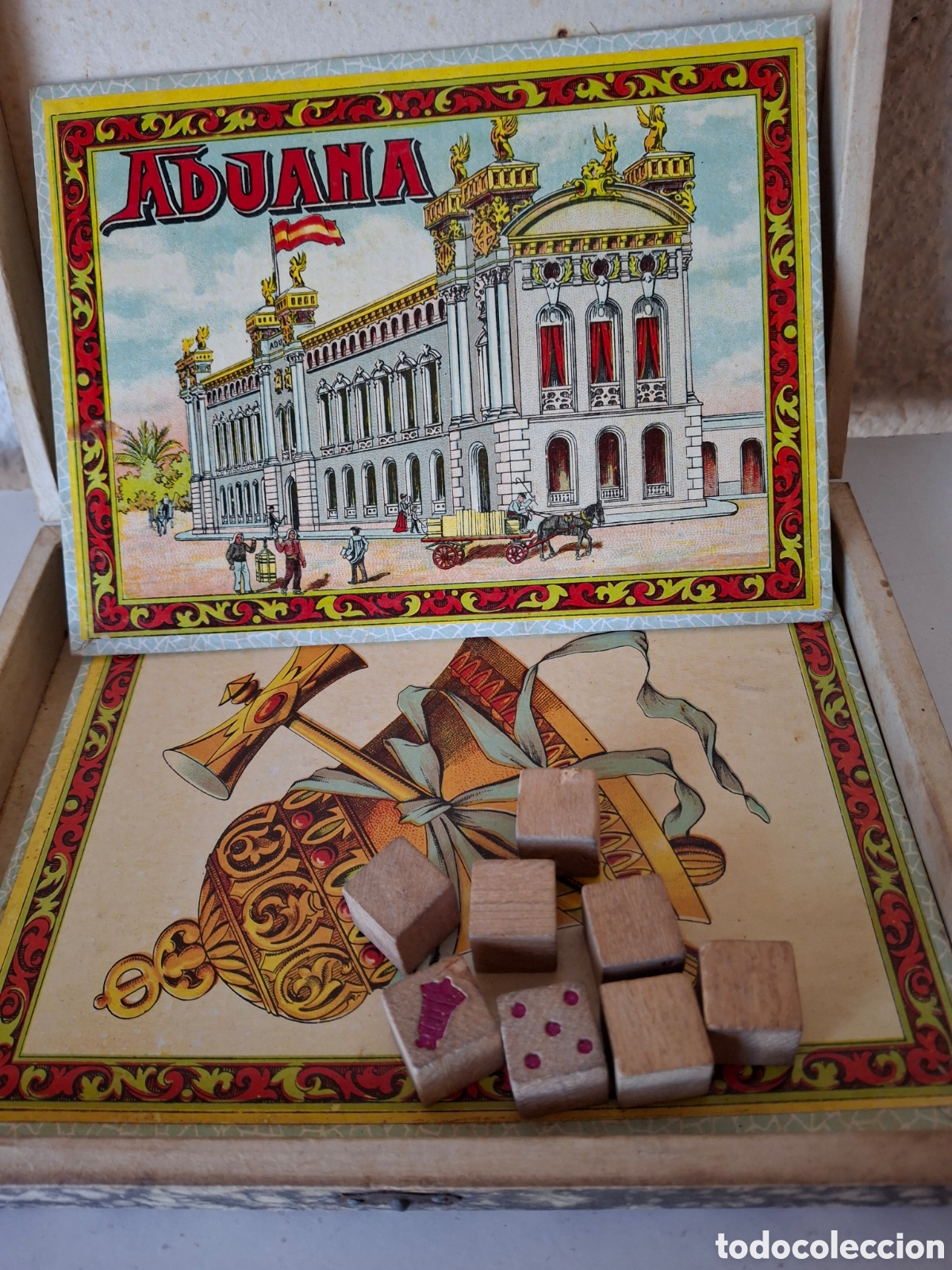 Juegos de mesa: JUEGO DE MESA ADUANA A&Ntilde;OS 40 - Foto 2
