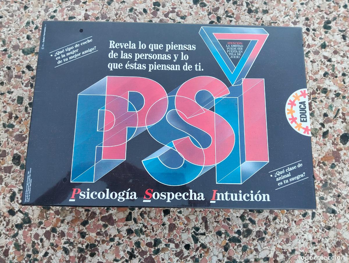 Board Games: Juego de mesa a estrenar PSI psicolog&iacute;a sospecha intuici&oacute;n revela lo que piensas de personas educa