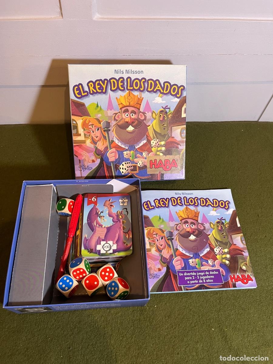 Jeux de table: Juego de Mesa El Rey de los Dados HABA 303804 Completo Dados de Madera Edici&oacute;n Espa&ntilde;ola