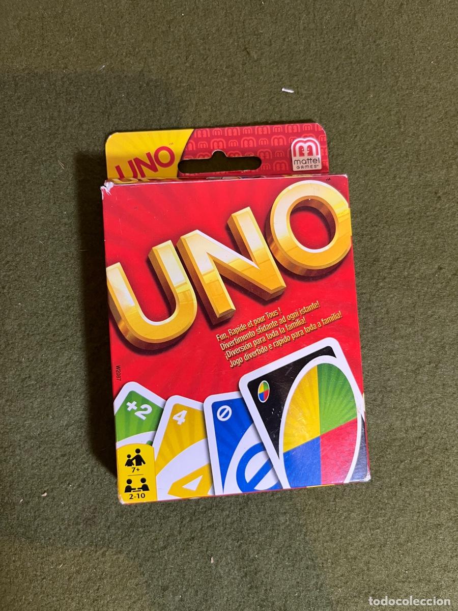 Board Games: Juego de Cartas UNO Cl&aacute;sico Mattel Games W2087 &ndash; Completo &ndash; Edici&oacute;n Internacional Multiidioma