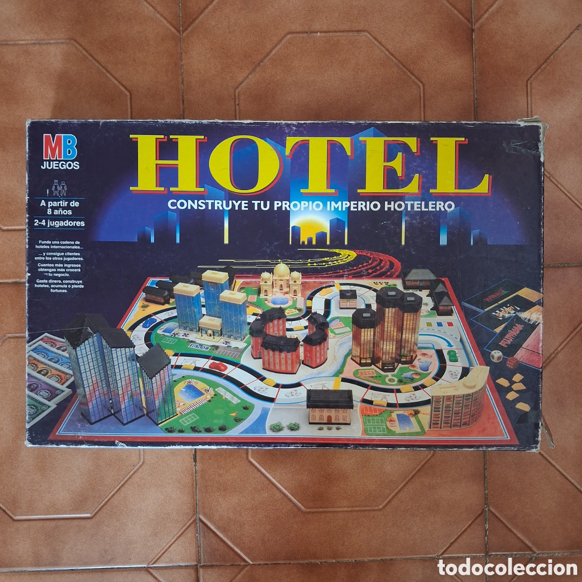 Brettspiele: HOTEL juego de mesa 1993 MB JUEGOS - completo a falta de algunos billetes