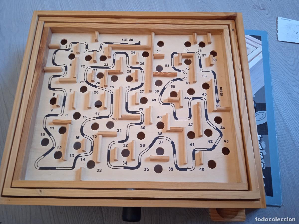 Juegos de mesa: LABERINTO DE MADERA SIN BOLA - Foto 2