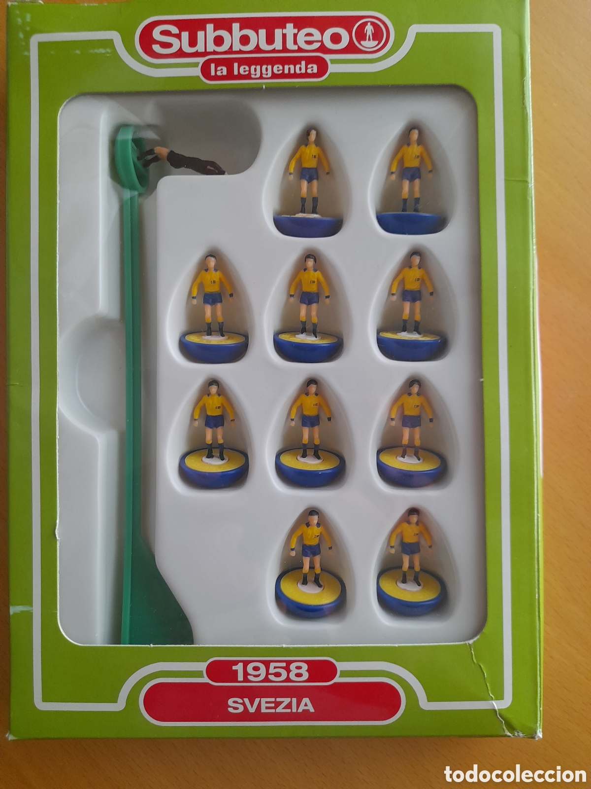Juegos de mesa: Subbuteo selecci&oacute;n Suecia