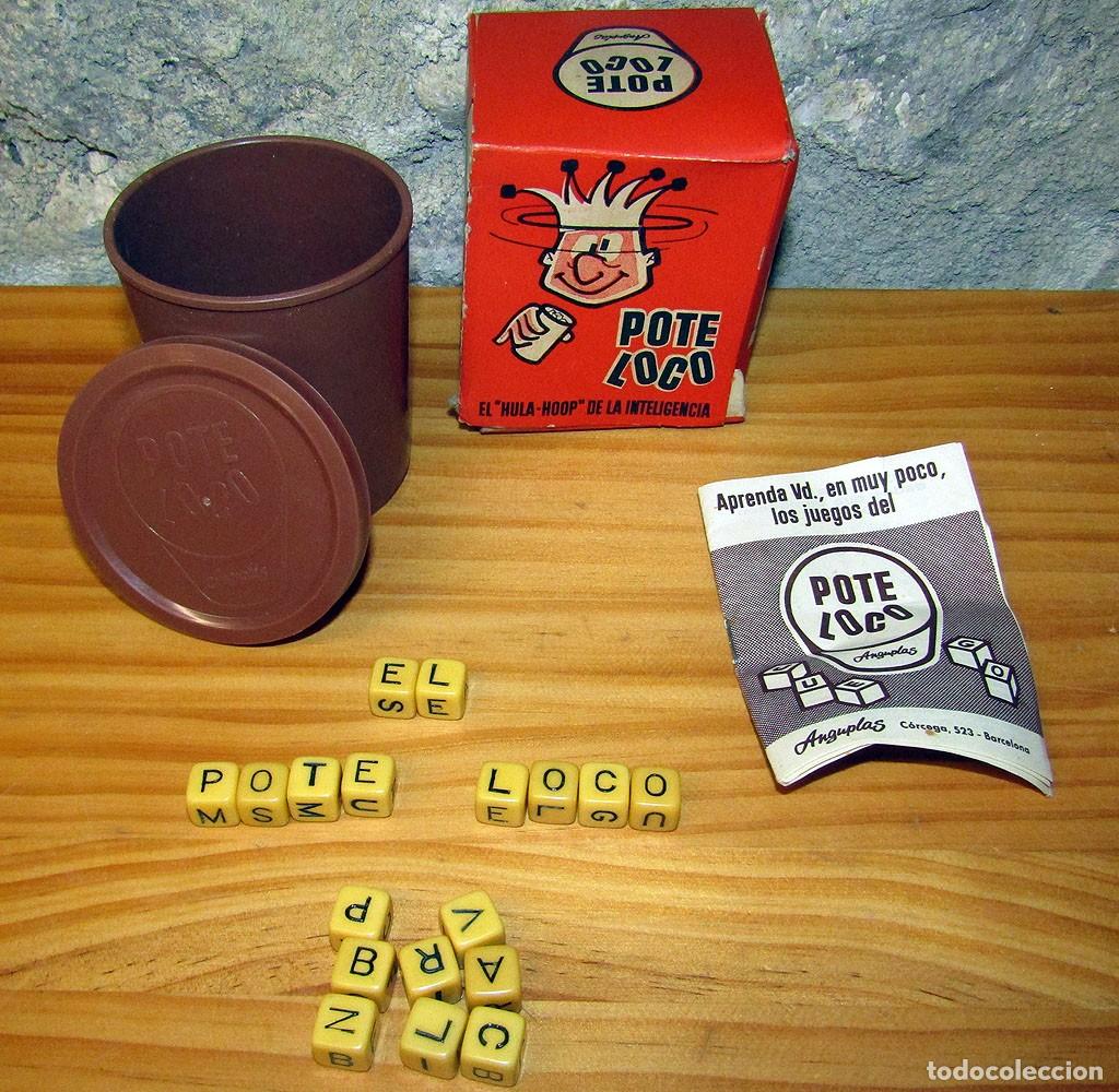 Juegos de mesa: ANTIGUO POTE LOCO DE ANGUPLAS - NUEVO Y EN SU CAJA ORIGINAL - COMPLETO - CON INSTRUCCIONES