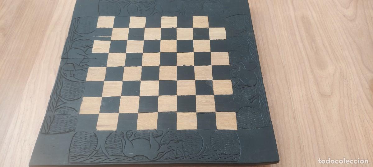 Juegos de mesa: Juego de ajedrez artesanal de madera - Foto 8